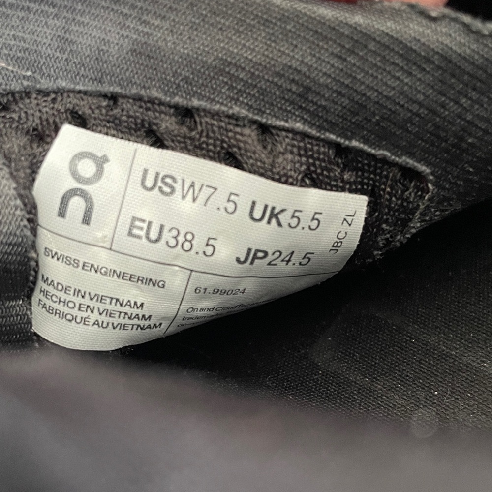 On Running Men’s Cloudnova Sneakers in Black and Gray - Picture 5 of 11